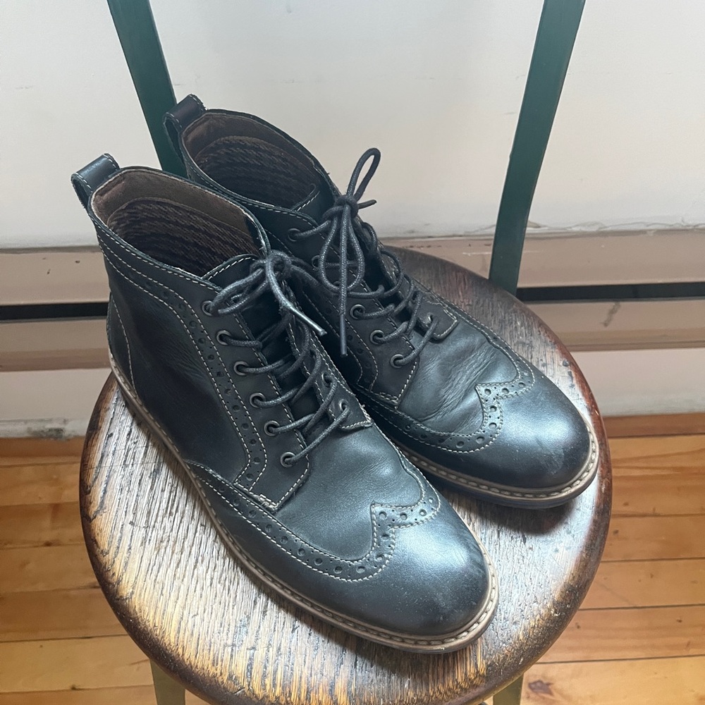 Bostonian Men’s wingtip boots so classy!!!